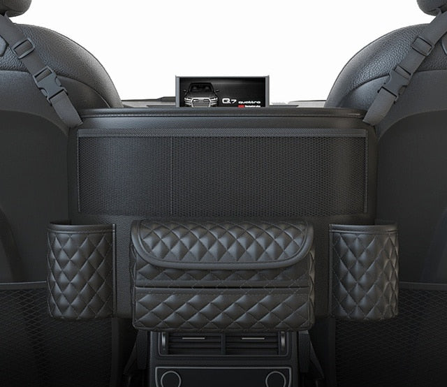 Luxurious Leather Car Storage Bag
