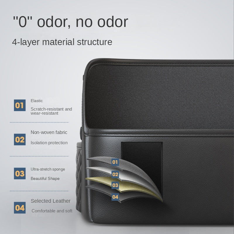 Luxurious Leather Car Storage Bag