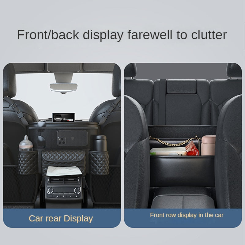 Luxurious Leather Car Storage Bag