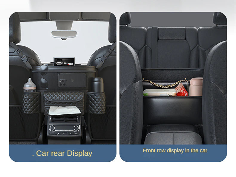 Luxurious Leather Car Storage Bag