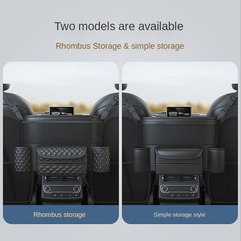 Luxurious Leather Car Storage Bag