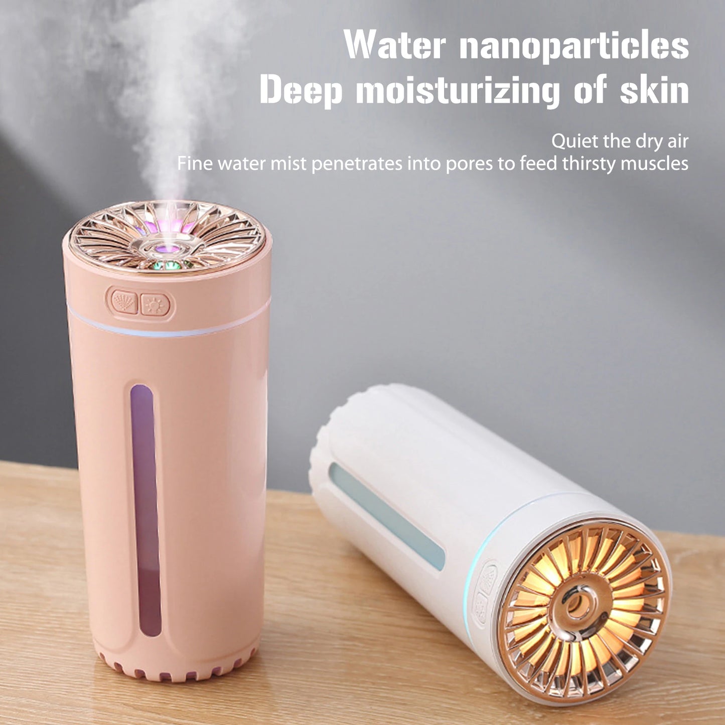 Anxiety Relief Car Humidifier With LED Lights