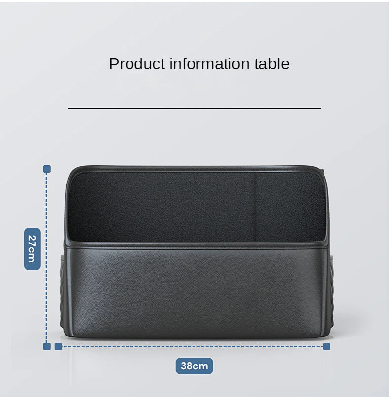Luxurious Leather Car Storage Bag