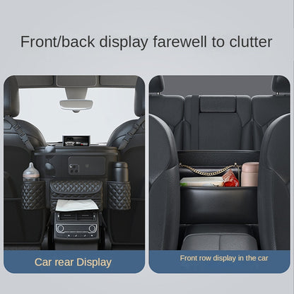 Luxurious Leather Car Storage Bag