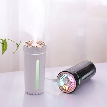 AquaGlow Anxiety Relief Car Humidifier With LED Lights