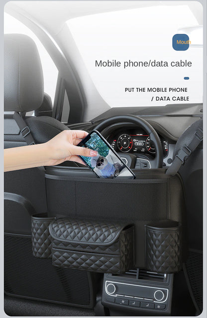 Luxurious Leather Car Storage Bag