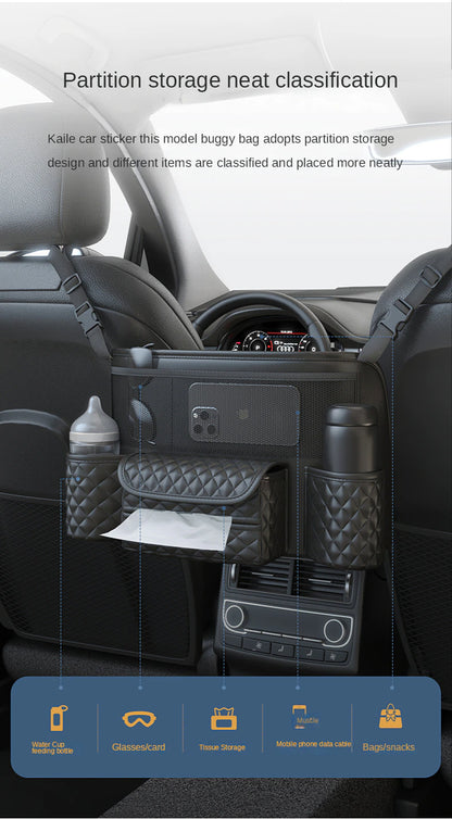 Luxurious Leather Car Storage Bag